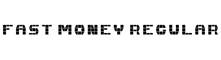 Fast Money Regular  フリーフォントのダウンロード