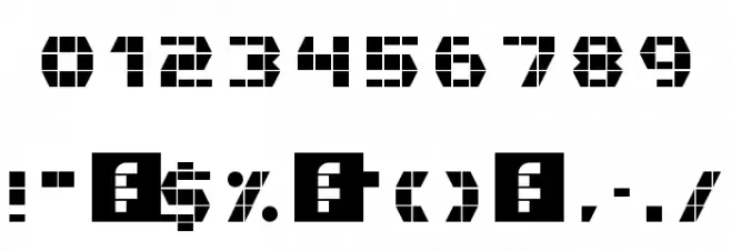 Fast Money Regular Font OTHER CHARS