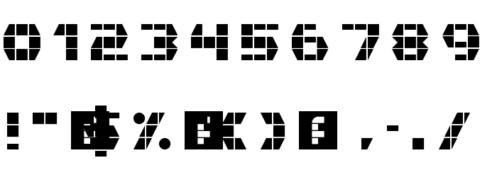 Fast Money Regular Font OTHER CHARS