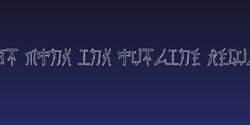 Fast Monk Ink Outline Regular Social Header