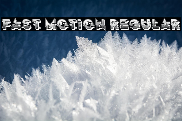 Fast Motion Regular Example 3