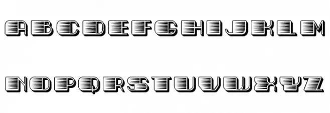 Fast Regular フォント 大文字