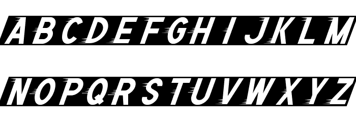 Fast Speed Demo Font LOWERCASE
