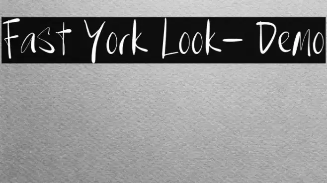Fast York Look- Demo Fuentes examples