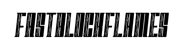 FastBlockFlames  नि: शुल्क फ़ॉन्ट्स डाउनलोड