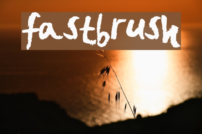 FastBrush Font examples