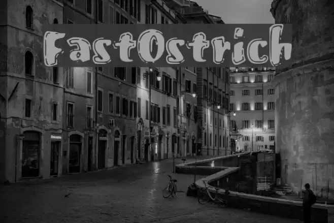 FastOstrich Font examples