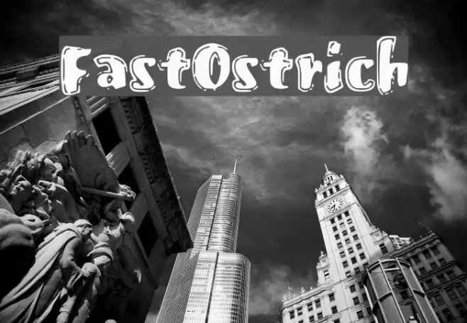 FastOstrich Font examples