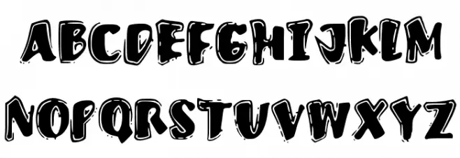 FastOstrich خط أحرف كبيرة