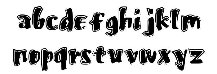 FastOstrich Font LOWERCASE