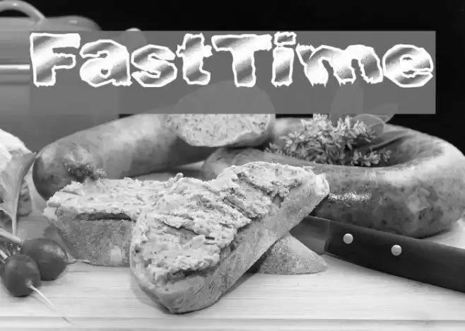 FastTime Font examples