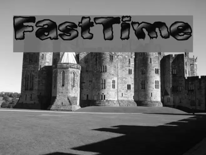 FastTime Font examples