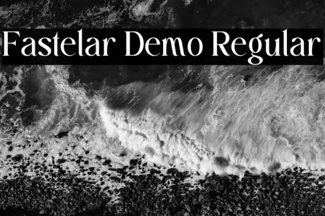 Fastelar Demo Regular Caratteri examples