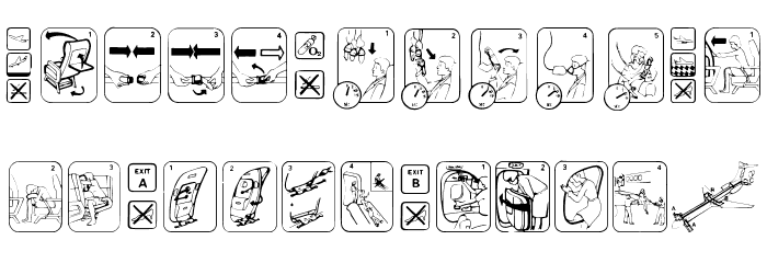 FastenYourSeatBelt Clean Font LOWERCASE