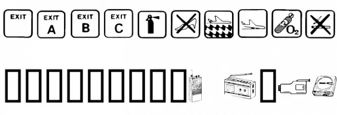 FastenYourSeatBelt Textured Font OTHER CHARS