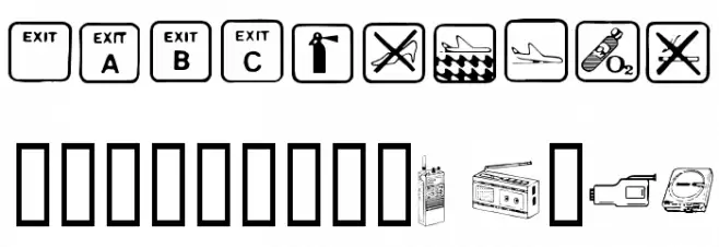 FastenYourSeatBeltTextured Font OTHER CHARS