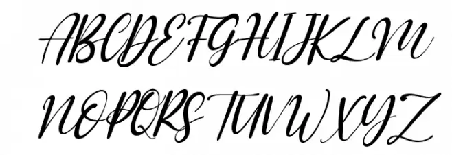 Faster Bottom Italic 字体 大写