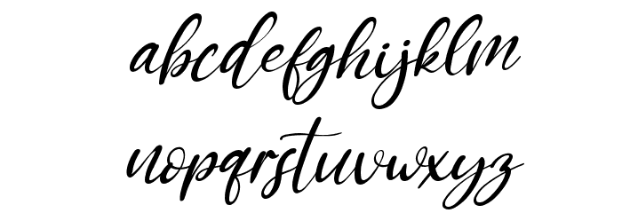 Faster Bottom Italic Font LOWERCASE