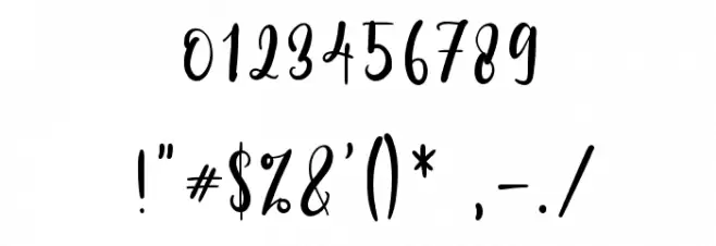 Faster Bottom Font OTHER CHARS