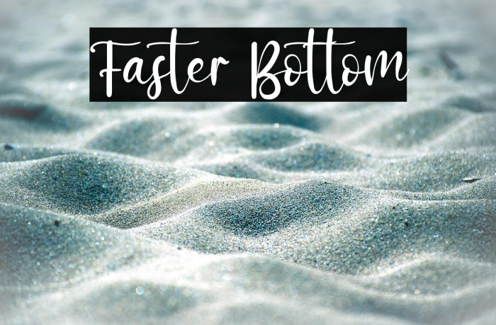 Faster Bottom Example 1