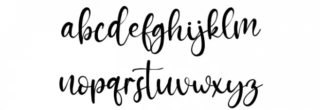 Faster Bottom Font LOWERCASE