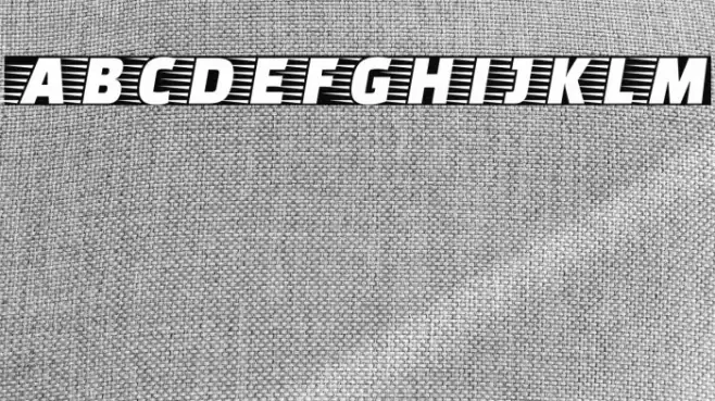 Faster One フォント examples