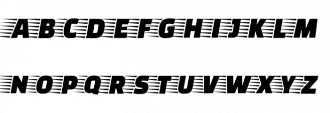 Faster One خط أحرف صغيرة