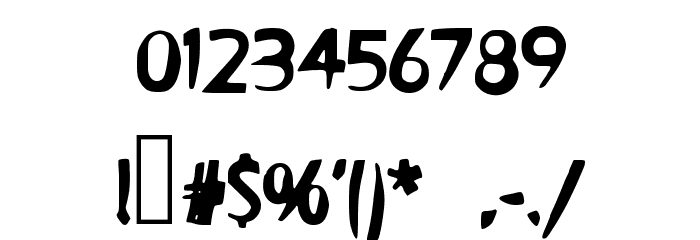 Faster Font OTHER CHARS