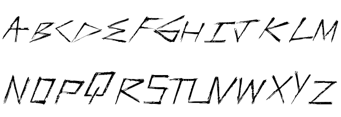 FasterStronger Font LOWERCASE