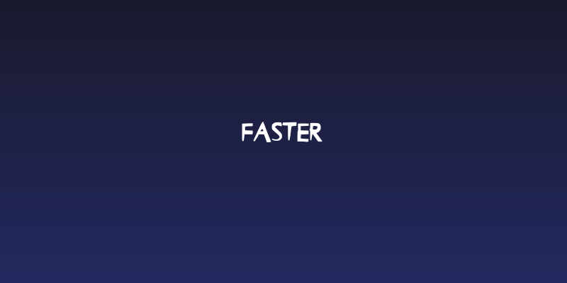 Faster Social Header