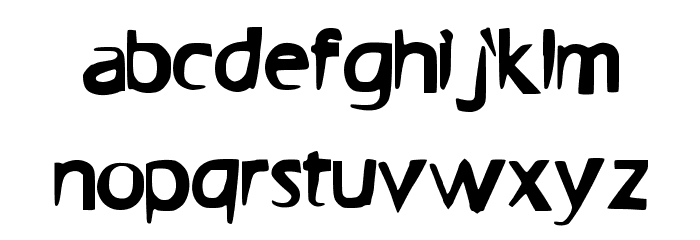 Faster Font LOWERCASE