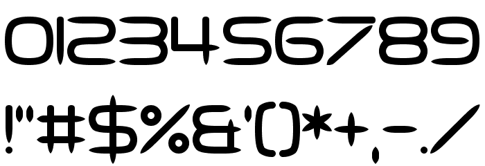 Fasterisq Font OTHER CHARS