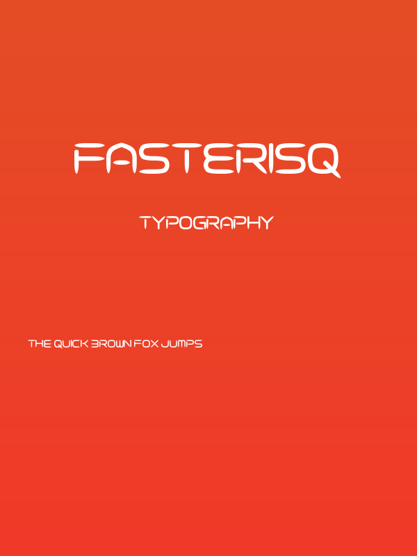 Fasterisq Poster
