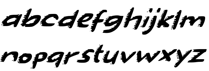 Fastero Font LOWERCASE
