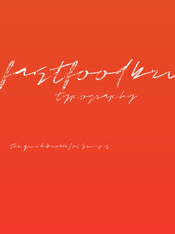 Fastfood Brush Poster