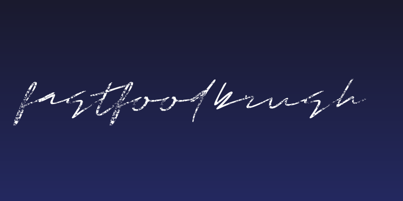 Fastfood Brush Social Header