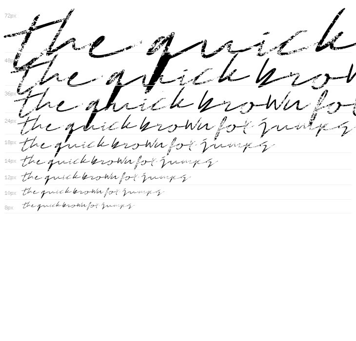 Fastfood Brush Waterfall