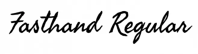 Fasthand Regular Font