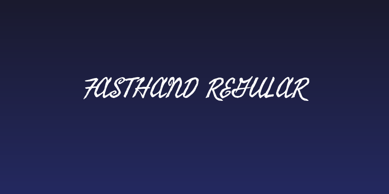 Fasthand Regular Social Header