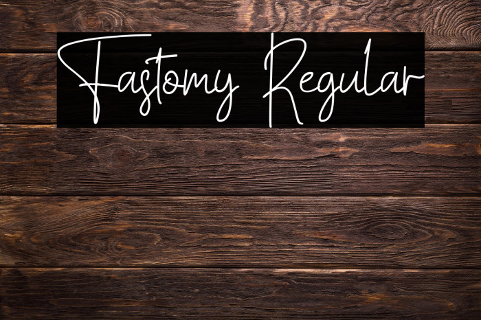 Fastomy Regular Example 2