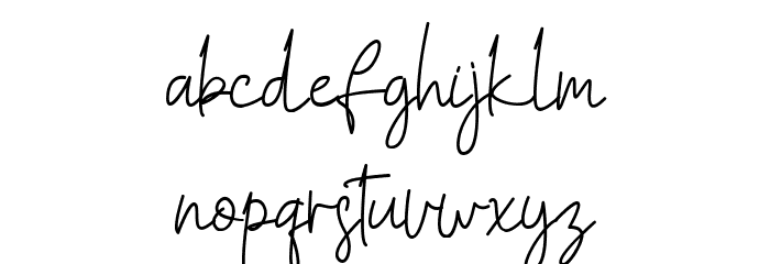 Fastomy Regular Font LOWERCASE