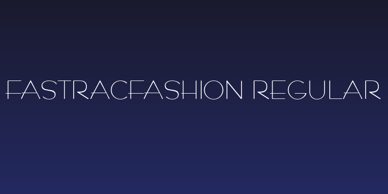 FastracFashion Regular Social Header