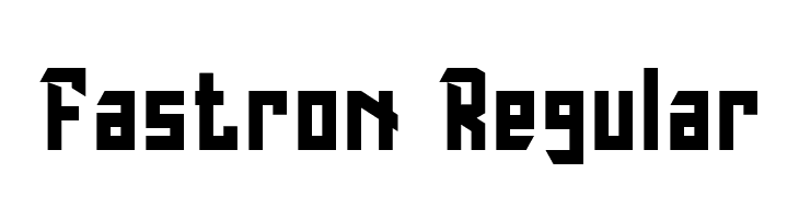 Fastron Regular  免费字体下载