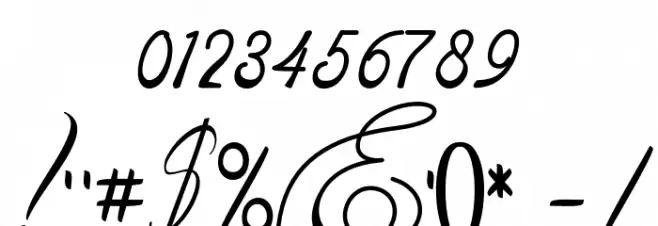 Fastter Font OTHER CHARS