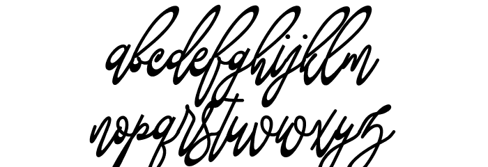 Fastter Font LOWERCASE