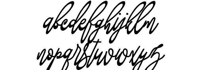 Fastter Font LOWERCASE