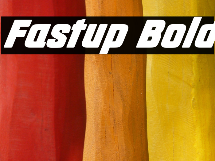 Fastup Bold Example 2