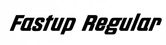 Fastup Regular  Fuentes Gratis Descargar