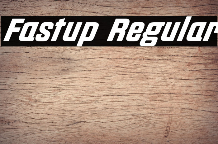 Fastup Regular Example 3