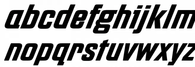 Fastup Regular Font LOWERCASE